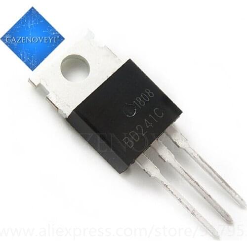 10pcs/lot BD241C BD241 TO-220 In Stock