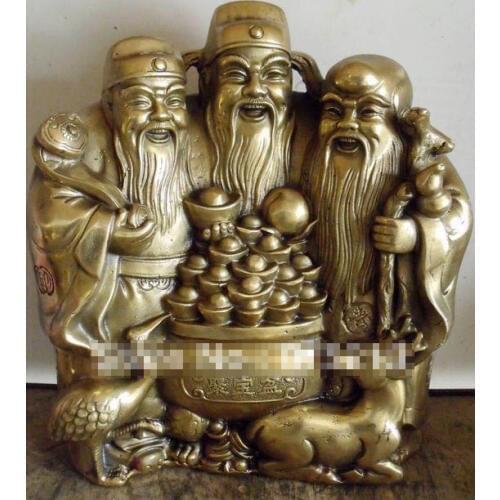 Bronze statues opening Gods Gods Samsung copper ornaments