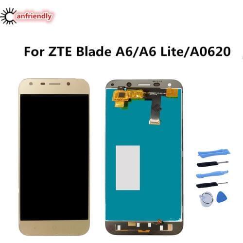 For ZTE Blade A6/A6 Lite/A0620 LCD Display+Touch Screen Phone Replacement Digitizer Assembly Panel Glass For ZTE A6 Blade A 6
