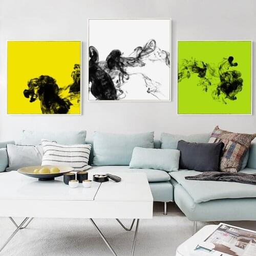 Modern Home Decor Art Picture Prints Black Undercurrent Decorative Paintings Nordic Style Paints Boards To Room 3 Panel No Frame