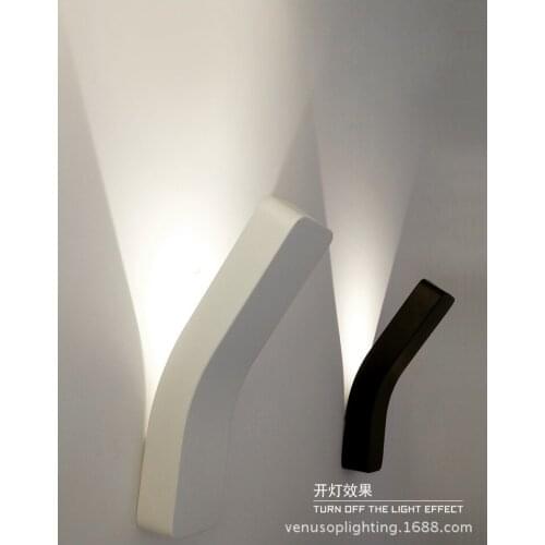 Loft nordice crystal luminaria blue wall light living room decoration led crystal bedroom corridor aisle wall lamp