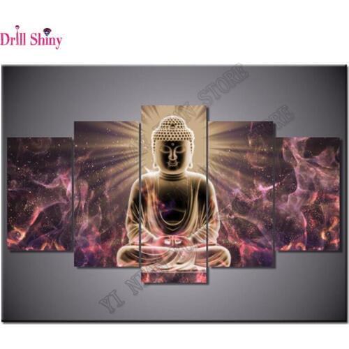 Buddha Multi-picture Needlework Diamond Painting Cross Stitch kits Square diy Diamond Embroidery Home Decoration mosaic pattern