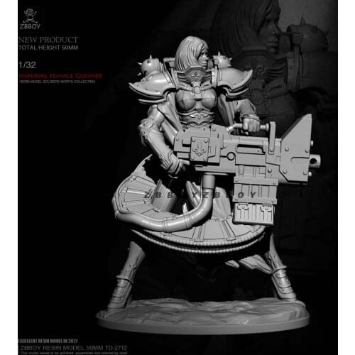 H50mm Resin model kits figure colorless and self-assembled TD-2712