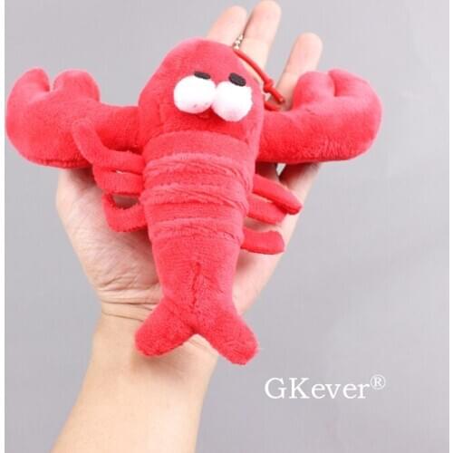 6'' 13 cm Cute Lobster Plush Keychain Pendant New Arrivals Lobster Soft Stuffed Animals Toys Baby Kids Christmas Birthday Gift