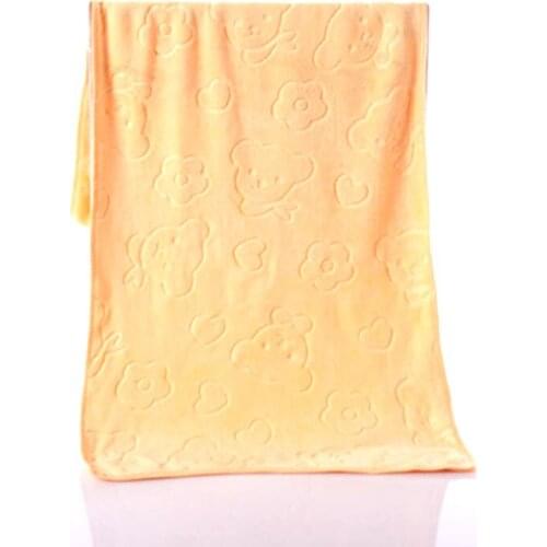 Microfiber Towels Embossed Thick Soft Absorbent Ultrafine Fiber Towel Beach Bath Towel STTA889