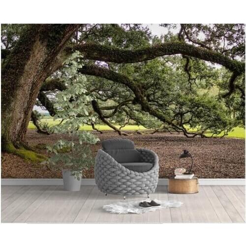 Custom photo mural 3d wallpaper Modern big tree deciduous landscape home decor living room wallpapers for walls 3 d in rolls