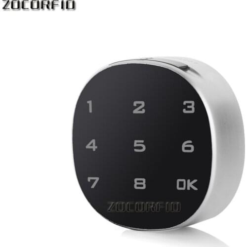 DIY 8 bits Digital Keypad Password Keyless Lock with dry battery Security Cabinet Coded Locker temporary or private mode