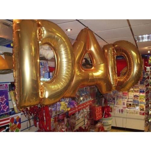 The cheapest Big size gold foil Letter balloon 50pcs/lots wholesales 40 inch(90cm) Birthday party / Activity/wedding Hot sale