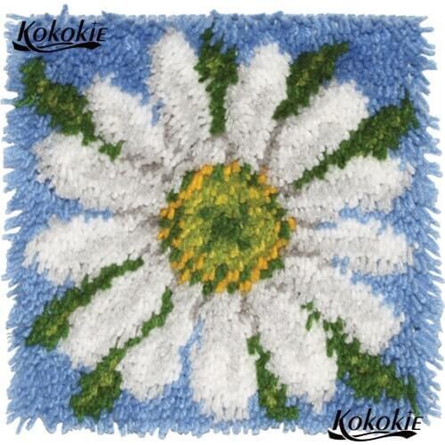 Embroidery Pillowcase diy 3d carpet latch hook pillow Needlework cross stitch sets sale Crocheting Rug Kits cushion