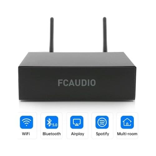 WR30 WiFi & aptX HD Bluetooth 5.0 HiFi Preamplifier With ES9023DAC AKM ADC Multiroom Airplay Tidal