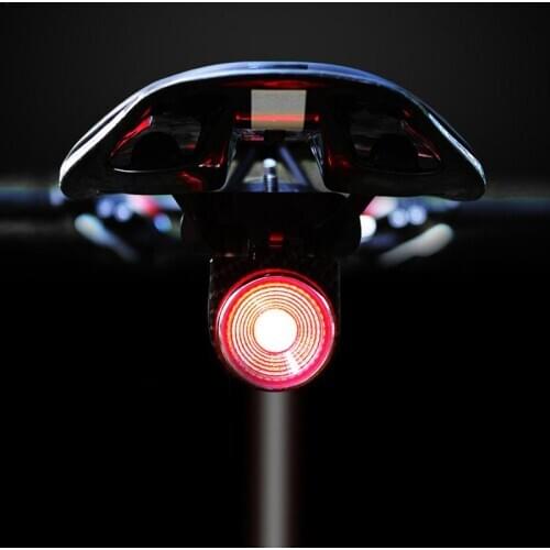 Bicycle USB Rechargeable Tail Light Waterproof A6S wireless remote control bicycle tail light Intelligent Horn Bell Lights