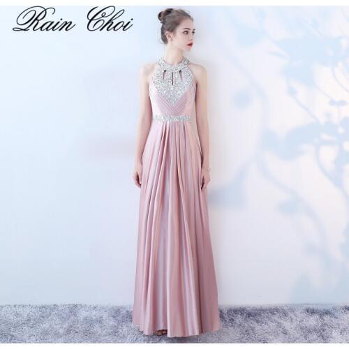 Evening Dress Long Sexy Women Floor-length Formal Wedding Party Gown Robe De Soiree