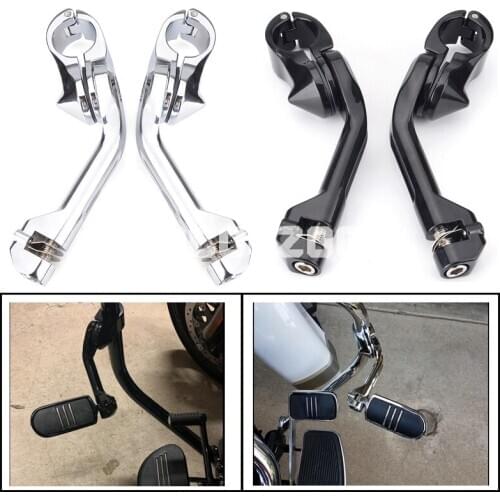 1-1/4" 32mm Motor Foot pegs Mounting Clamp Adjustable Highway Peg Mount Kit Fits For Harley For Yamaha For Honda For ATV Indian