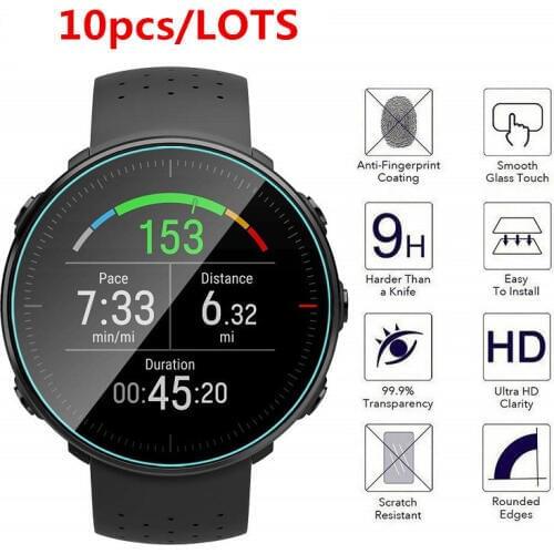 10pcs For Polar Vantage M /V Tempered Glass Screen Protector Protective Film Guard Anti Explosion Anti-shatter