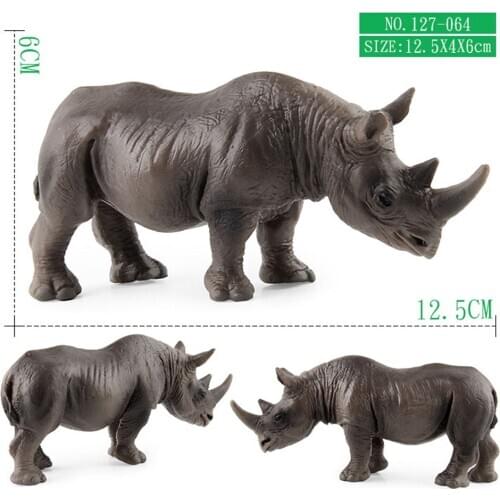 11-pack Plastic Wildlife Collection Solid Animals Action Figures for Children