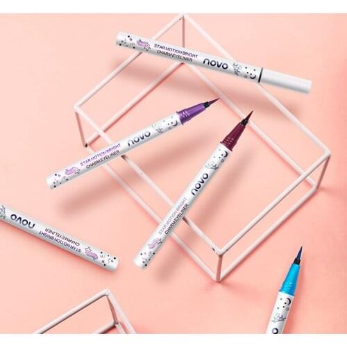 8 colors Colorful Matte Liquid Eyeliner Pencil Quick Dry Waterproof Makeup Liquid Blue Red Green White Gold Brown Eyeliner TSLM1