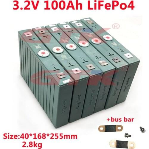 GTK prismatic battery cells 3.2V 100AH lifepo4 Lithium iron phosphate cell batteries solar diy 100ah 12v 24v 48v EV RV