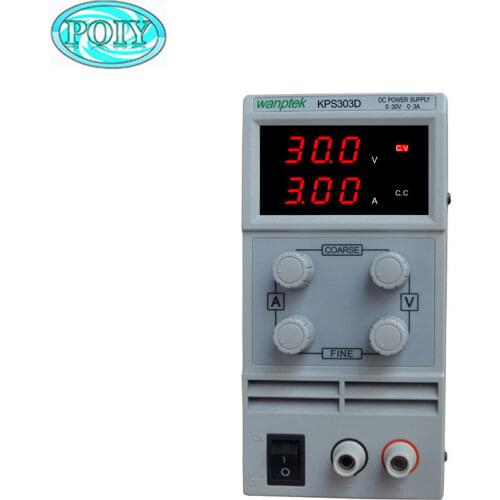 Automatic Conversion 110V/220V KPS303D LED display switch DC Power Supply protection function 0-30V/0-3A 0.1V/0.01A