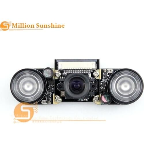 Free Shipping Raspberry Send 3 Generation camera OV5647 Module 5 million pixel with infrared night vision Zoom