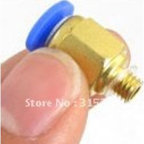 Free Shipping High Quality Pneumatic 4mm Tube Push In M5 Male Quick Connect Fittings PC04-M5 Model 100PCS/Lot