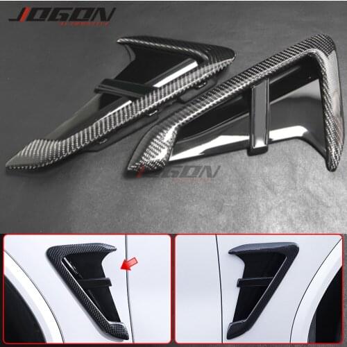 Carbon Fiber Side Fender Air Vent Outlet Trim Exterior Body Parts For BMW X3 G01 X4 G02 2018 2019
