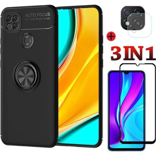 Case for xiaomi redmi note 9 pro Case Magnetic Ring Holder Cover for xiaomi redmi 9T 9A 9S 9Pro 5g Phone funda Redmi 9c NFC Case