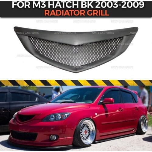 Radiator grill case for Mazda 3 HB BK 2003-2009 ABS plastic body kit aerodynamic decoration car styling tuning