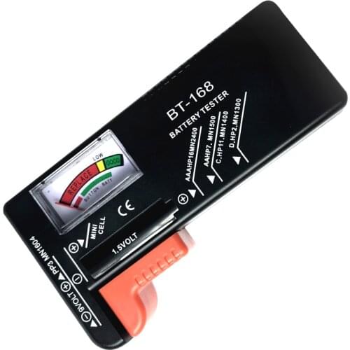 Digital Battery Capacitance Diagnostic Tools Battery Tester LCD Display Check AAA AA Button Cell Universal Tester Voltage Meters