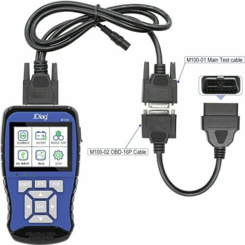 JDiag M100 motorcycle Scan Auto Diagnostic&battery tester for KTM SUZUKI/Honda/YAMAHA OBD 2 OBD2 Scan Tool Moto For Kawasaki