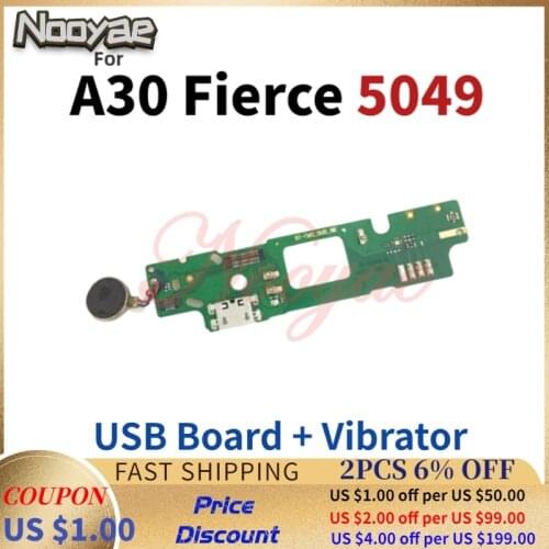 For Alcatel A30 Fierce OT5049 5049 5049W USB Dock Charging Port Charger Plug Microphone Mic Flex Cable Board