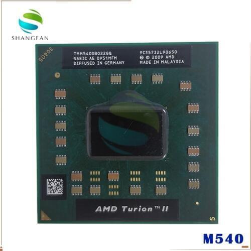 AMD Turion II Dual-Core Mobile M540 2.4 GHz Dual-Core Dual-Thread CPU Processor TMM540DBO22GQ Socket S1