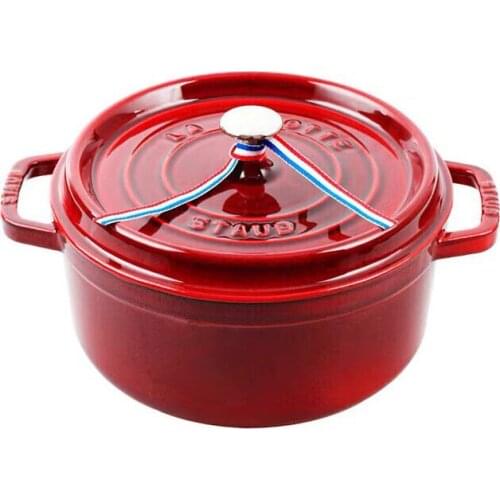 Dutch Oven Cast Iron Pot casserole enameled Cast iron 26 cm pot home cooking cookware set High Quality Made In TURKEY