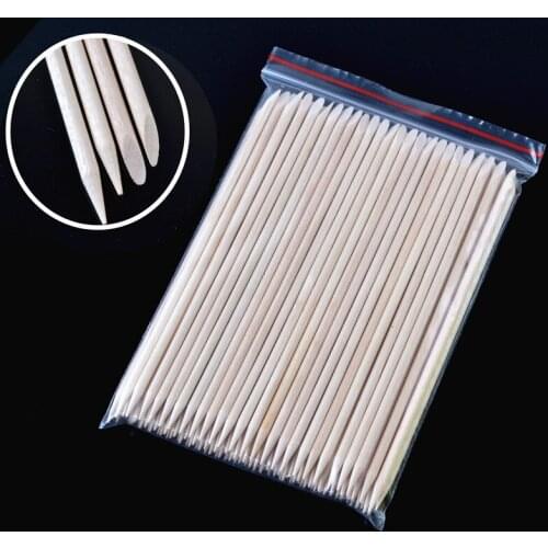 30 Pcs/set Nail Art Cuticle Pusher Manicure Pedicure Remover Pedicure Manicure Orange Wood Sticks Removal Nail Art Tools