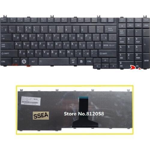SSEA New laptop Russian Keyboard RU for Toshiba Satellite A500 A505 X505 L350 L500 X500 X300 F501 L535 P200 P300 P205 P505