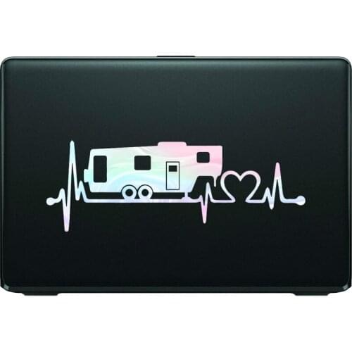 Creative New Design Heartbeat Bus Car Sticker Windshield Bumper Motorcycle Helmet Decal High Quality KK Vinyl Waterproof PVC