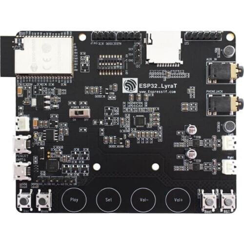 ESP32-LyraT Development Board for Audio IC Development Tools Buttons, TFT Display And Camera Supported ESP32 LyraT