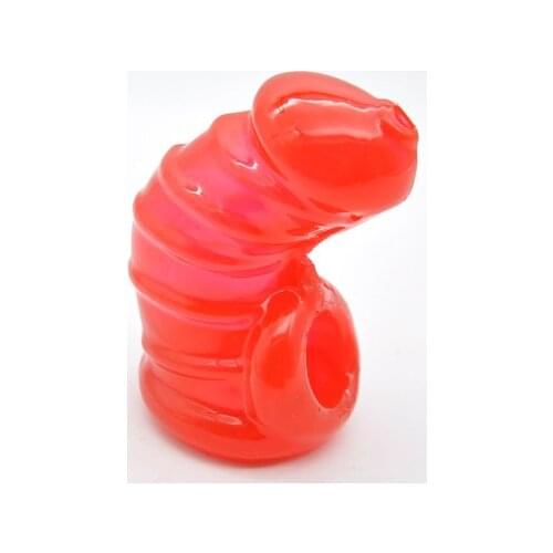 Soft TPR long cock cage penis sleeve CB6000 male chastity device cbt toys sextoys adults for men sex products cock sleeve