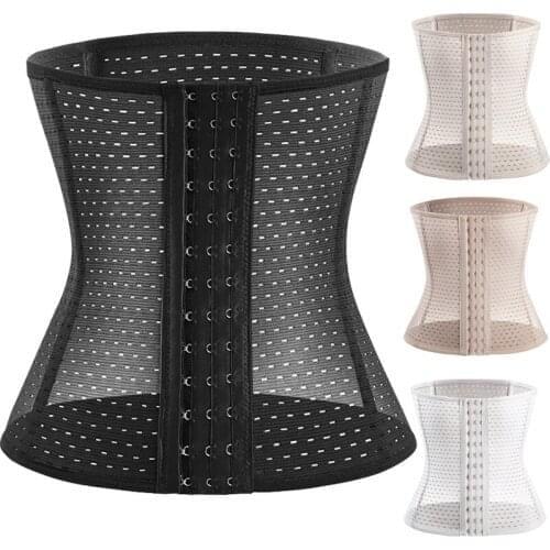 Women Abdominal Shaping Underwear Waist Cover Belt Postpartum Abdominal Waist Hollow Breathable Body Shaper