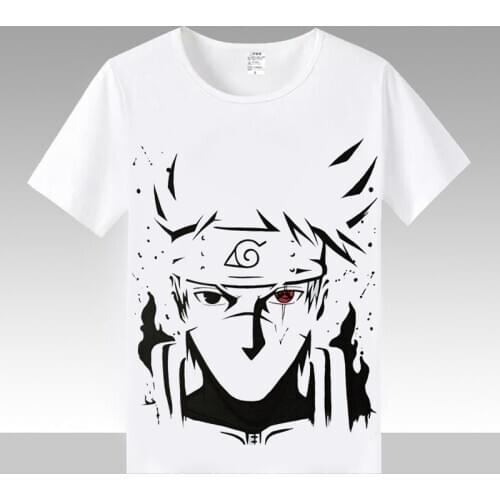 New Naruto T-shirt Naruto Uzumaki men tshirt Cotton Summer Short-sleeve Loose Tees tops