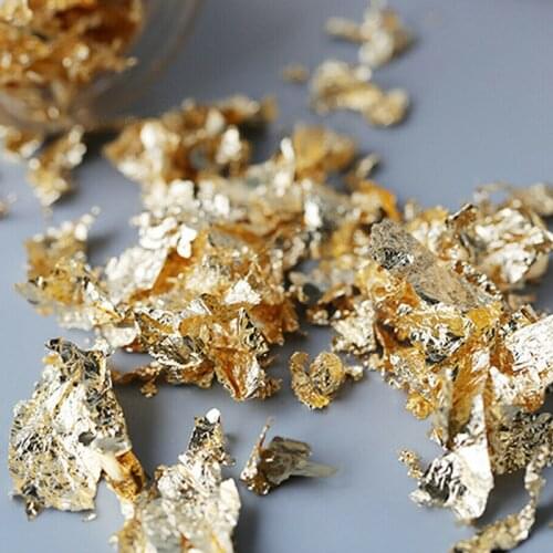 New Candle Gold Foil Aluminum Foil Manicures Jewelry Crafts Supplies For DIY Handmade Candle Silicone Mold Decorating Using