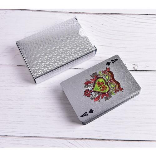 New 3D Waterproof Black Plastic Embossing Poker Cards PET Materia Advanced Plastic Playing Cards Good Gift for Collection