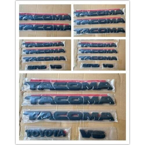NEW Overlay Kits Black Fit For Tacoma Prerunner V6 SR5 Emblem Nameplate