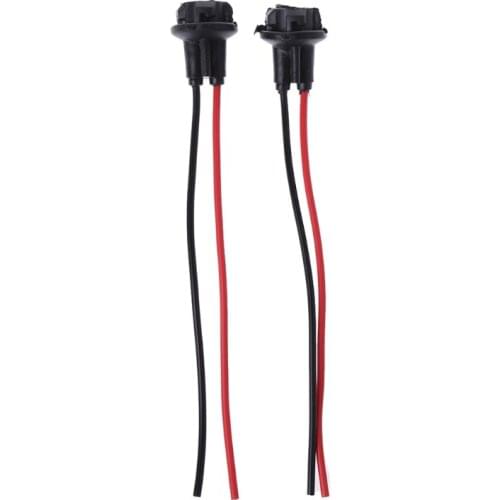 2PCS T10 Connector Car Lamp Cable Auto Bulb Wire Truck Light LED Bulbs Socket