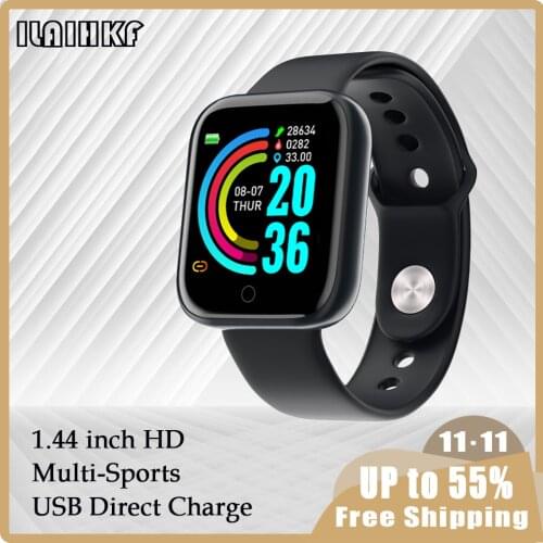 Smartwatch Y68/D20 Heart Rater Monitor Blood Pressure Smartband Waterproof Bluetooth Samrt Bracelet Fitness Tracker Wristband