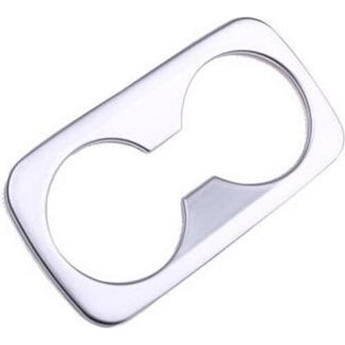 Car Styling Rear Seat Water Cup Holder Interior Decoration Trim Covers For Hyundai Tucson 3th 2015 2016 Auto ABS Accessories