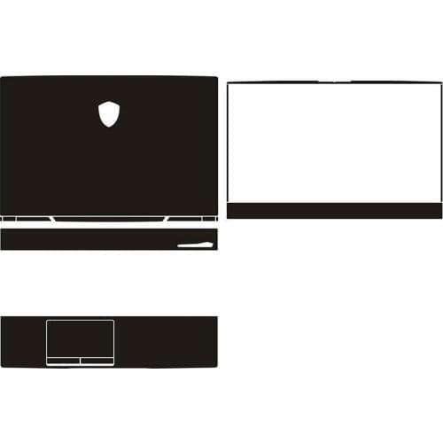 Laptop Carbon fiber Vinyl Skin Sticker Cover For MSI GL65 15.6"