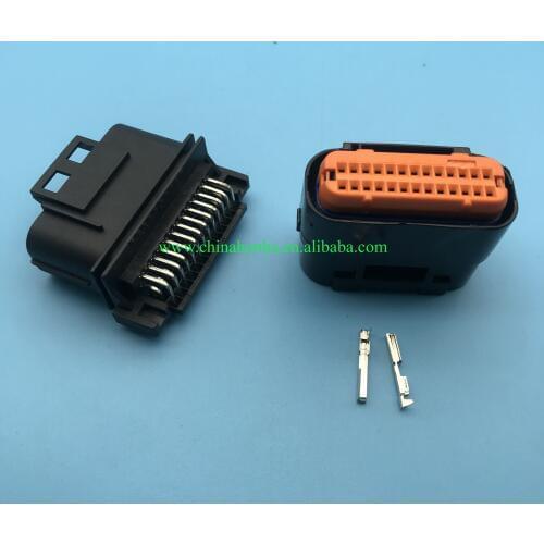 26 Pin 1.0mm male and female plug MX23A26XF1 MX23A26SF1 Waterproof Automotive Connector Motorbike ECU Socket