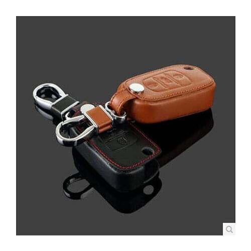 Car genuine leather car key cover For RIO K2 K5 Forte Sportage Sorento SOUL Ceed Hyundai i20 i30 i35 iX20 iX35 Solaris Verna