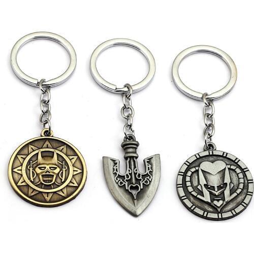 JOJOs Bizarre Adventures keychain keyrings Killer Queen Oriental Holder Metal Key Ring Accessory