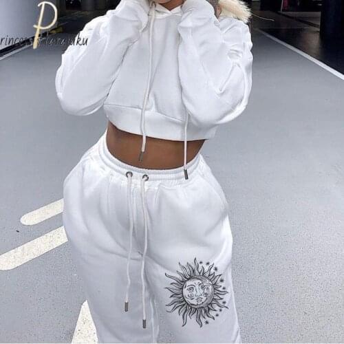 Autumn Winter Sun Print Woman Trousers Casual Pants Sweatpants Jogger Color Casual Fitness Workout Runn Sporting Clothes Pants